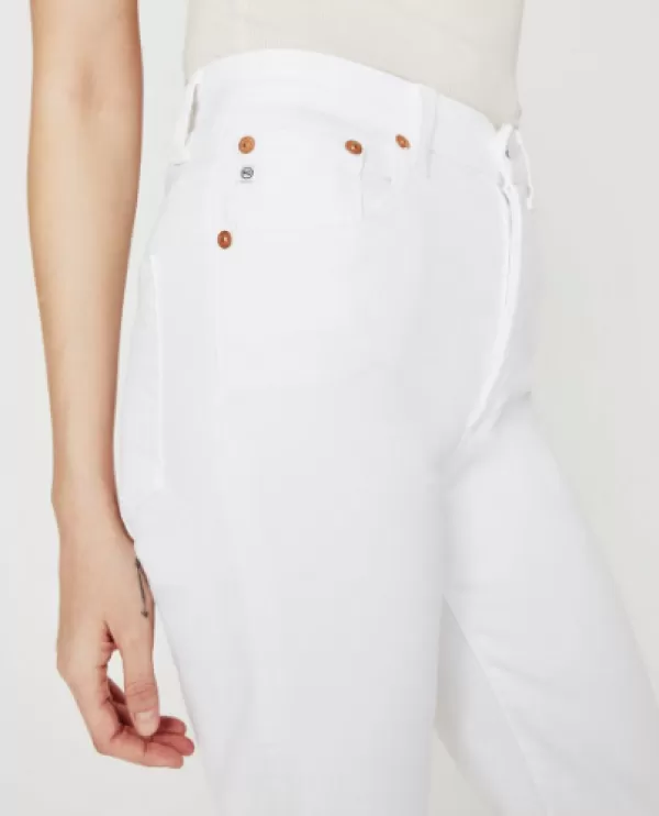 Shop AG JEANS Alexxis Straight White