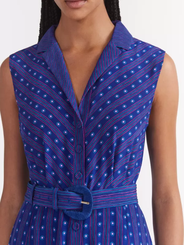 Fashion SALONI LODHA ARYA D DRESS POLKA INDIGO PLMT