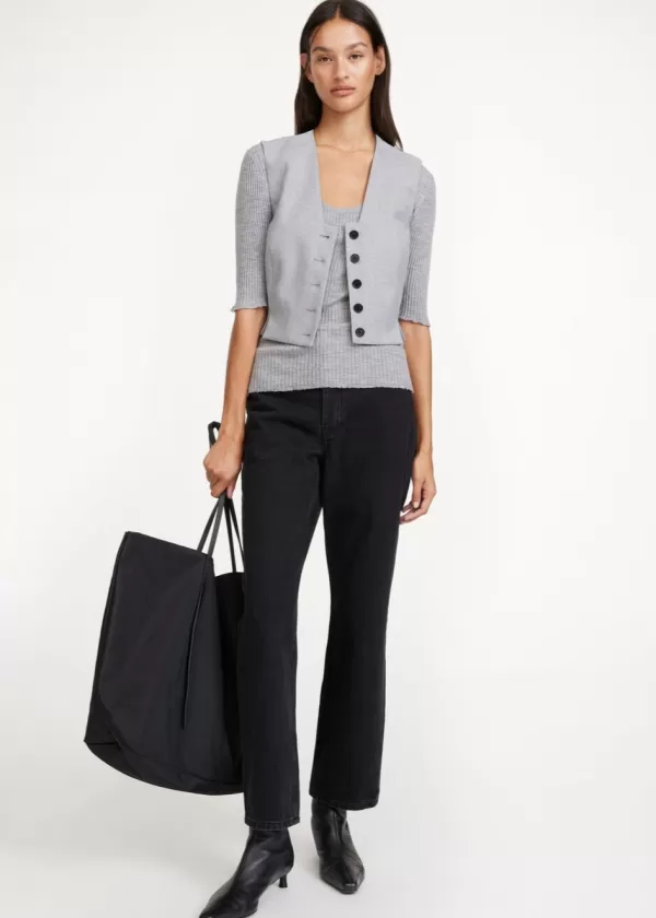 Best Sale BY MALENE BIRGER BETTAS WAISTCOAT GREY MELANGE