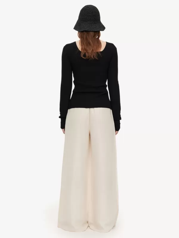 Best BY MALENE BIRGER CAMPINE WIDE LEG PANTS Pearl