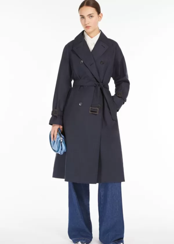 Best Sale MAX MARA CANASTA TRENCH Navy