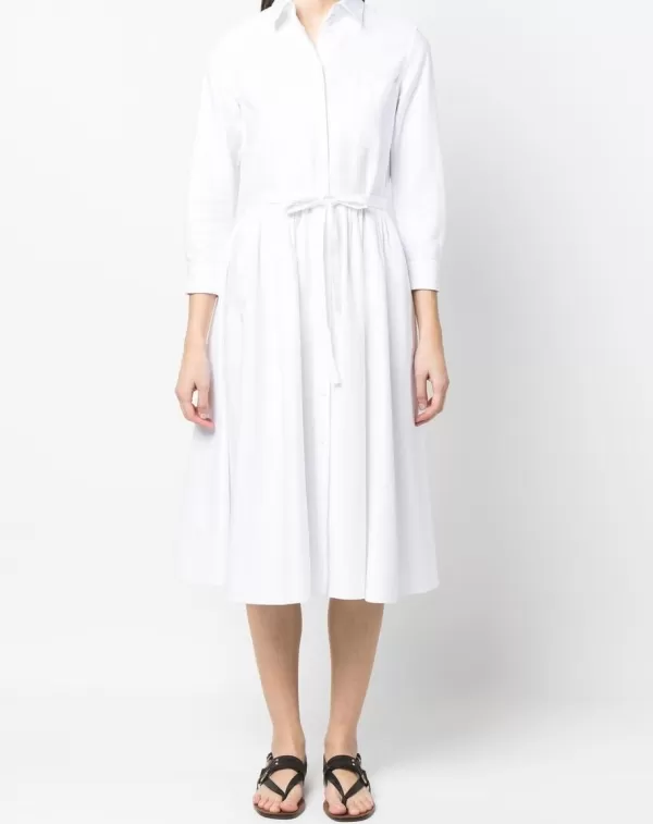 Sale Aspesi Classic Shirt Dress w self tie