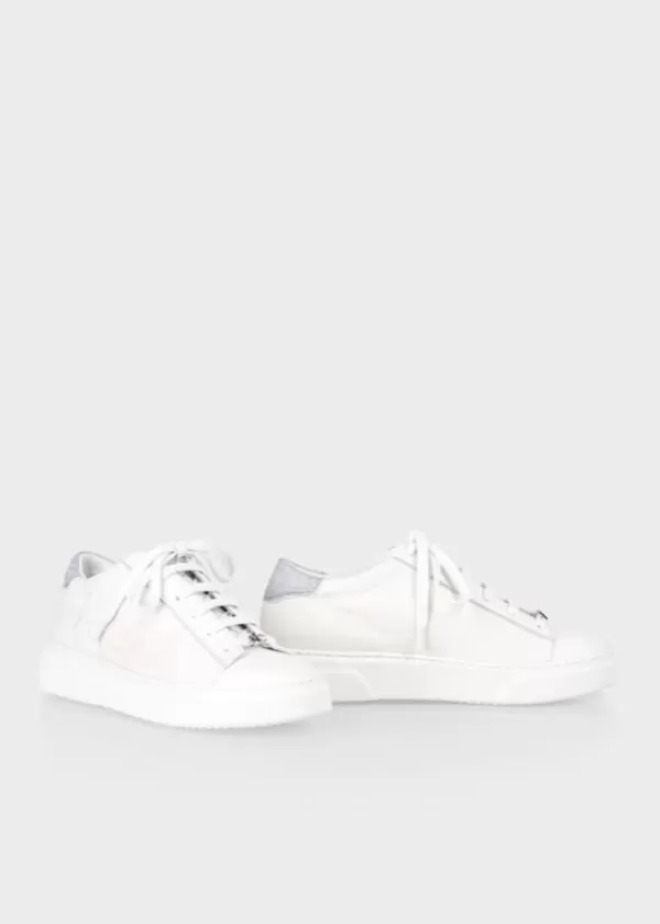 Hot MARC CAIN CLASSIC TRAINERS WITH MC LOGO DETAIL WHITE