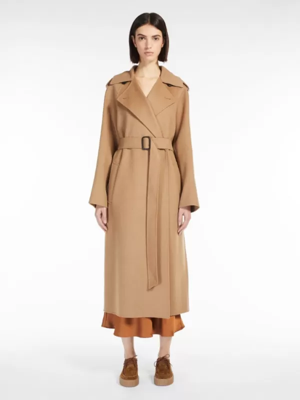 New MAX MARA Cobalto Trench Camel