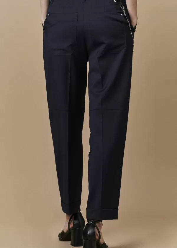 Sale HIGH CONCISE TAILORED PANT WITH DOUBLE TICKET POCKET