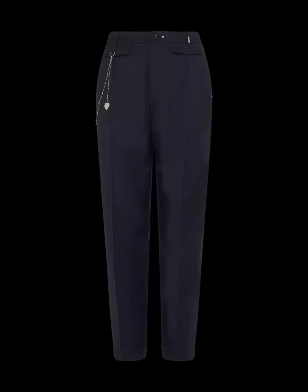 Sale HIGH CONCISE TAILORED PANT WITH DOUBLE TICKET POCKET