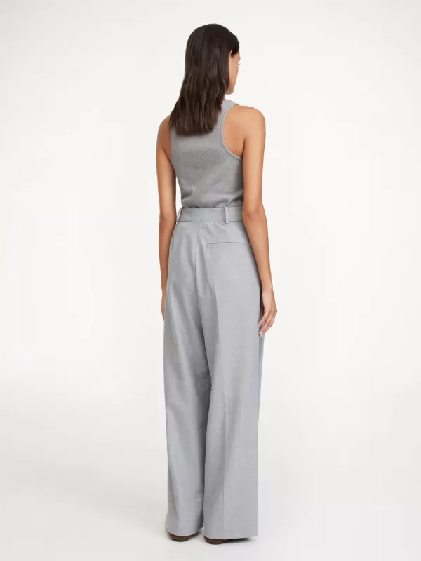 Store BY MALENE BIRGER CYMBARIA TROUSER GREY MELANGE