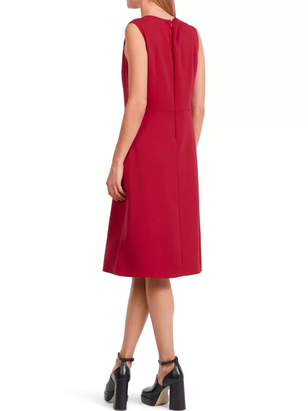 Flash Sale MARC CAIN ELEGANT SLEEVELESS DRESS WITH CUT-OUTS 287-BRT BRGD