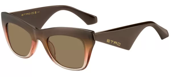 New ETRO TAILORING SUNGLASSES SMOKE MUD TO CLEAR