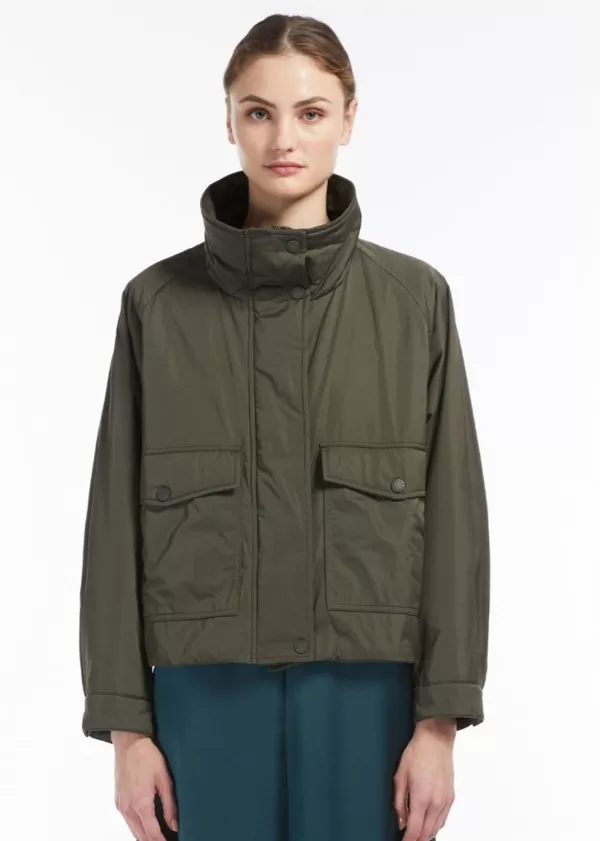 Outlet MAX MARA Fiorito Quilted Jacket Kaki