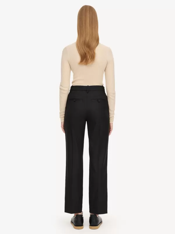 Cheap BY MALENE BIRGER IGDA STRAIGHT LEG PANT BLACK