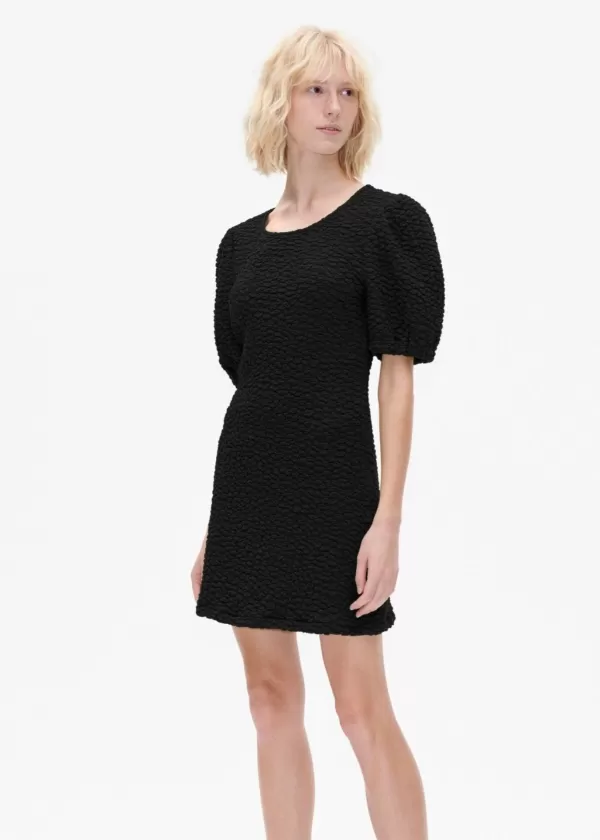 Sale BAUM & PFERDGARTEN Jazmyn Bubble Knitted Dress Black