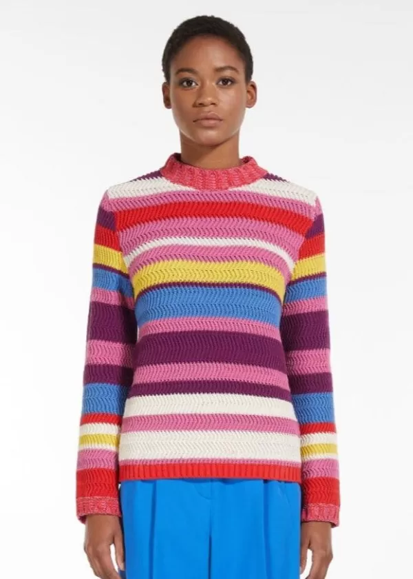 New MAX MARA Kabir Striped Sweater Multicoloured