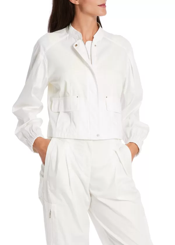 Online MARC CAIN LIGHT WEIGHT ZIP UP JACKET OFF WHITE