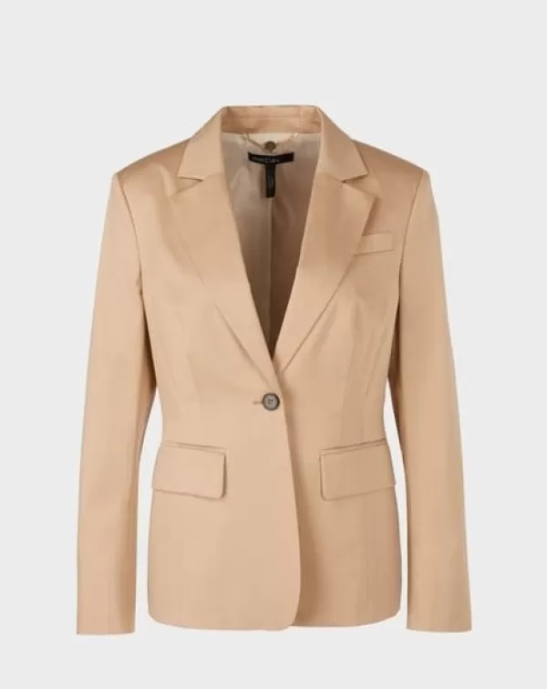 Shop MARC CAIN LINED COTTON BLAZER