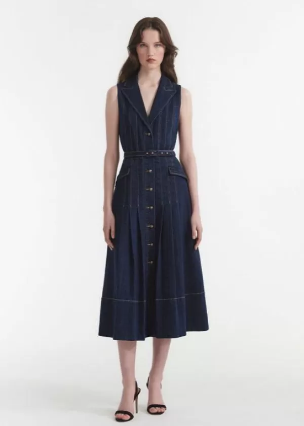 Cheap SALONI LODHA LIVI DRESS INDIGO