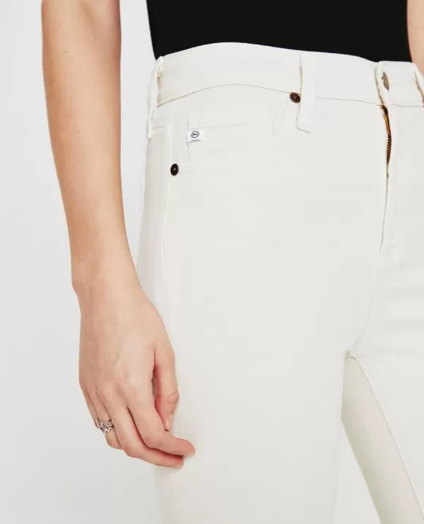 Hot AG JEANS Mari Crop White Cream WTCM