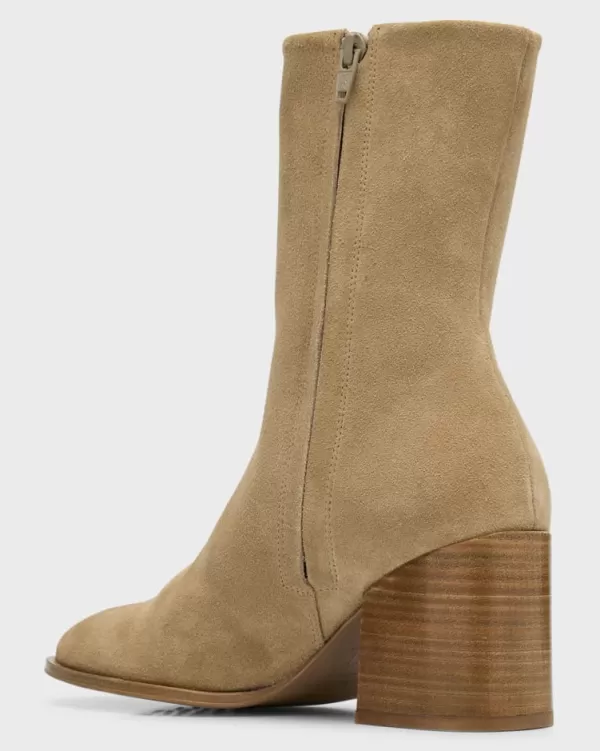 Cheap Pedro Garcia MARISE SUEDE MIDI BOOT Honey