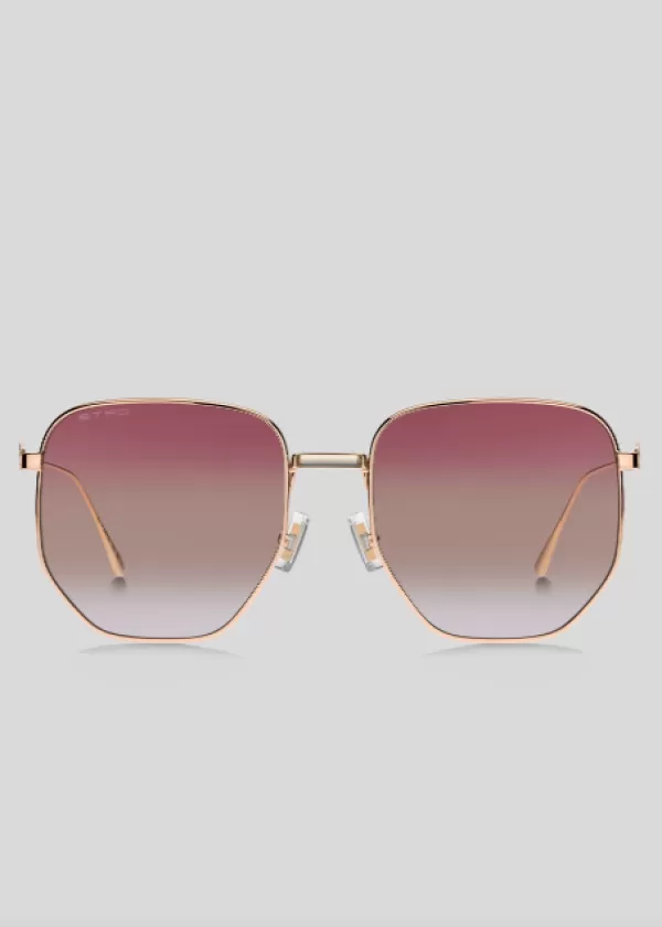 Store ETRO METAL PEGASO SUNGLASSES PINK LENSE