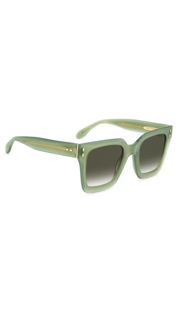 New Isabel Marant NEW SOPHY GREEN SUNGLASSES GREEN FRAME