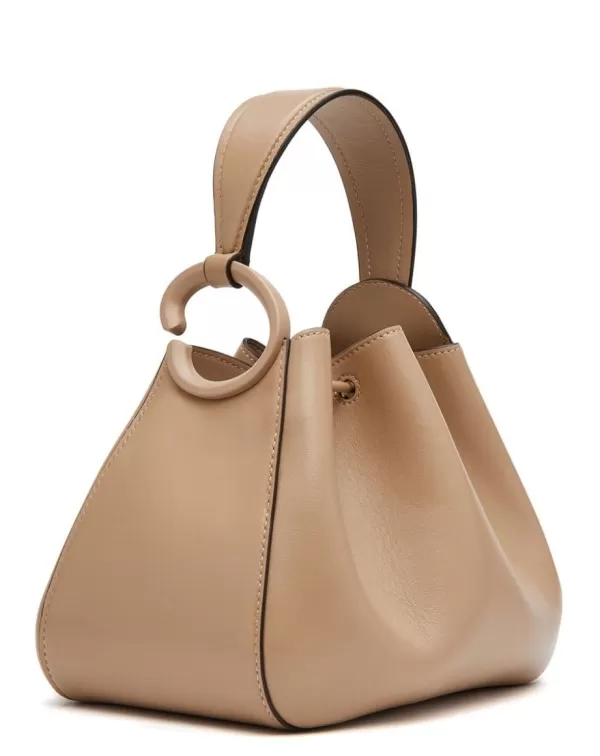 Outlet Oscar De La Renta O HANDLE BAG NAPPA NUDE