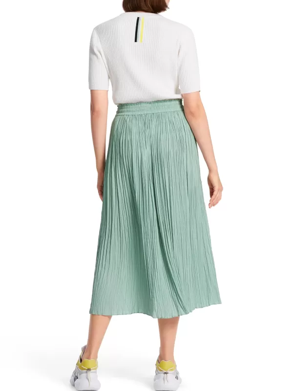 Outlet MARC CAIN PLEATED MIDI LENGTH SKIRT W SPORTY WAISTBAND