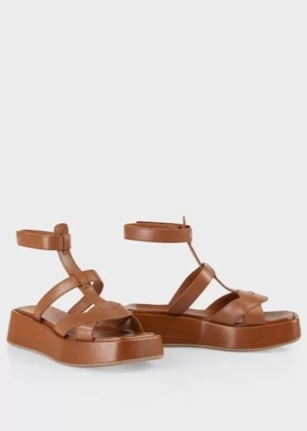 Best Sale MARC CAIN Sandals with ankle straps 695-MORO