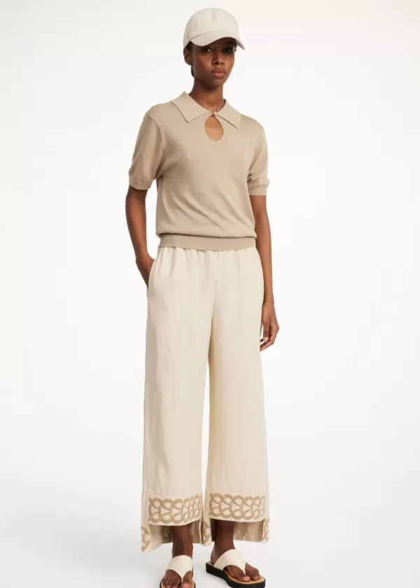 Outlet BY MALENE BIRGER TALALLIA POLO STYLE KNIT W KEY HOLE