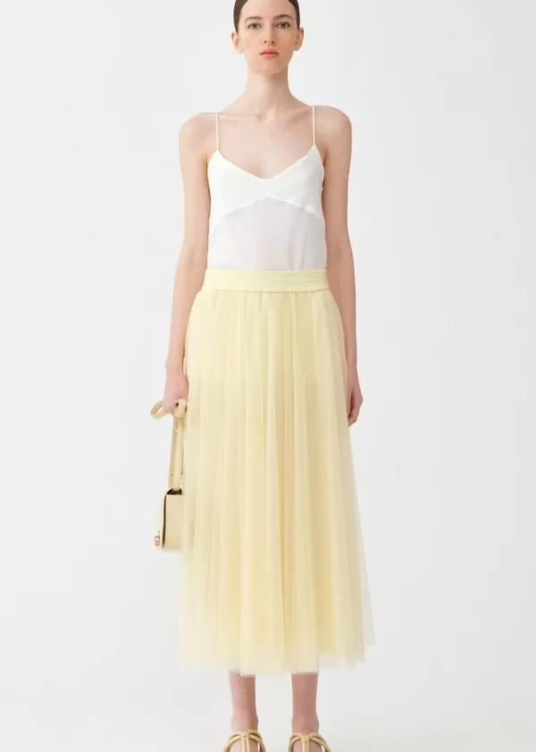 Discount FABIANA FILIPPI TULLE MIDI SKIRT