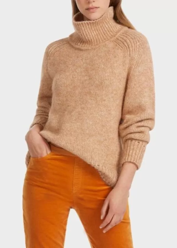 Store MARC CAIN TURTLENECK SWEATER IN TOFFEE 618-BRT TOFFEE