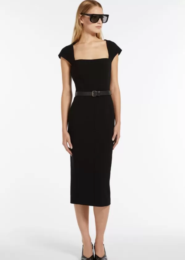 New MAX MARA UMBRO BODYCON CADY DRESS