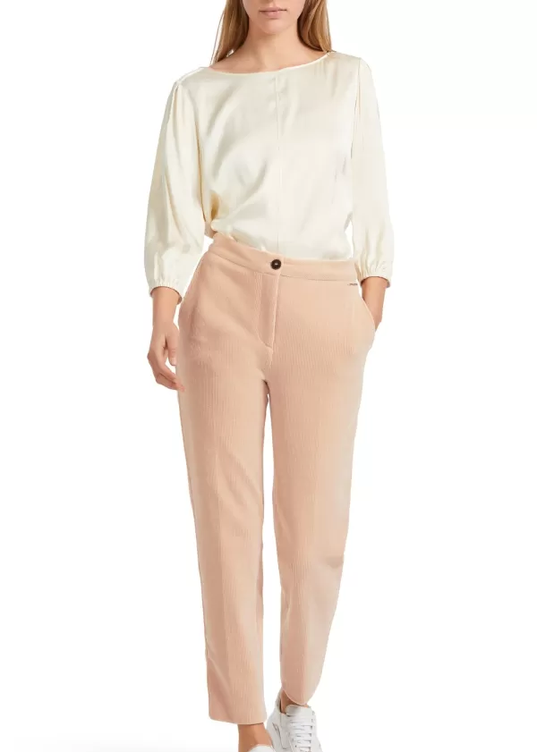 Store MARC CAIN VELVETY CORD PANTS CLASSIC SLIM LEG 209-SANDY BEIGE