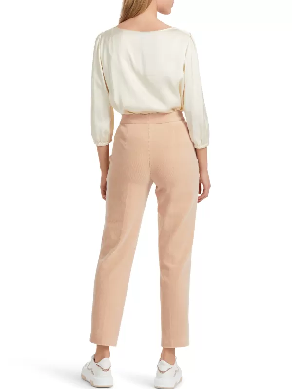 Store MARC CAIN VELVETY CORD PANTS CLASSIC SLIM LEG 209-SANDY BEIGE