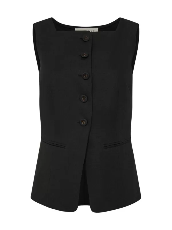 Cheap SALONI LODHA ZUZU WAISTCOAT BLACK